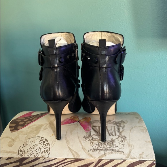 Michael Kors, black leather, size 9 - Picture 5 of 14